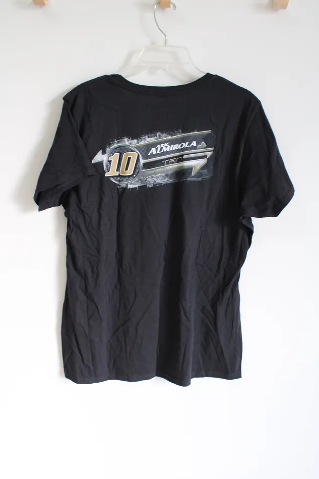 Stewart Haas Rings NEW Nascar Swewart Haas Racing Black Almirole 10 Tee XL