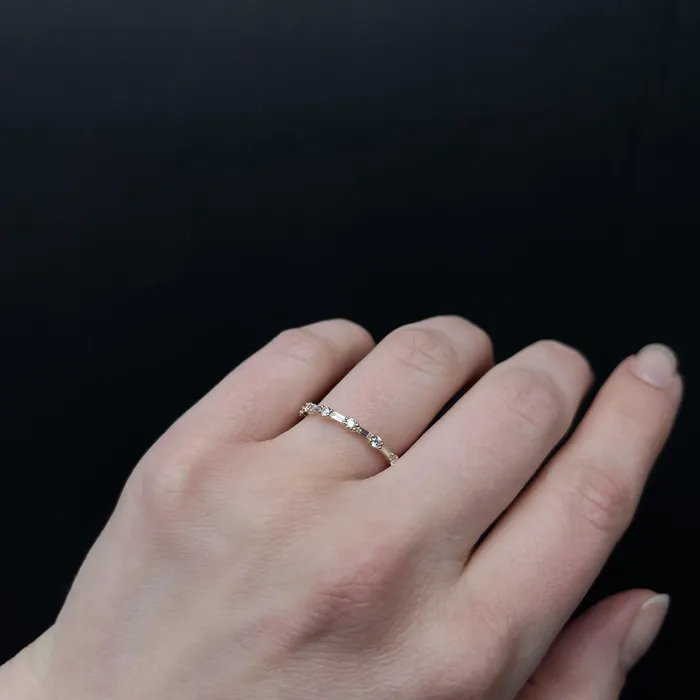 Stuller Rings 14k Yellow Gold 031 CTW Diamond Band
