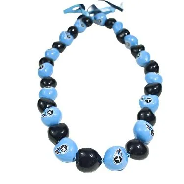 STYLEPASIFIKA Earrings NFL Tennesee Titans Kukui Nut Lei