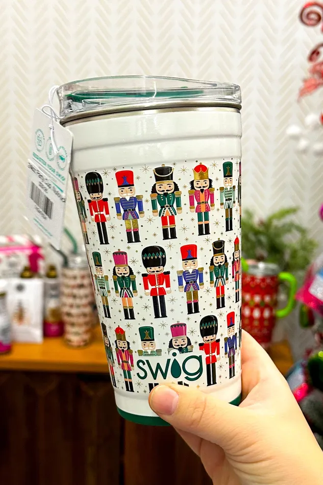 Swig Earrings Swig 24oz Party Cup Classic Nutcracker