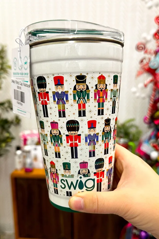 Swig Earrings Swig 24oz Party Cup Classic Nutcracker