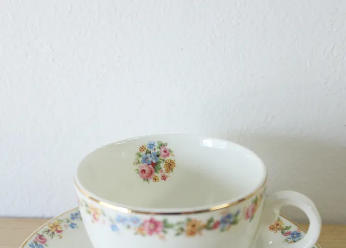 Taylor Smith USA Earrings Taylor Smith USA Flower Teacup Saucer