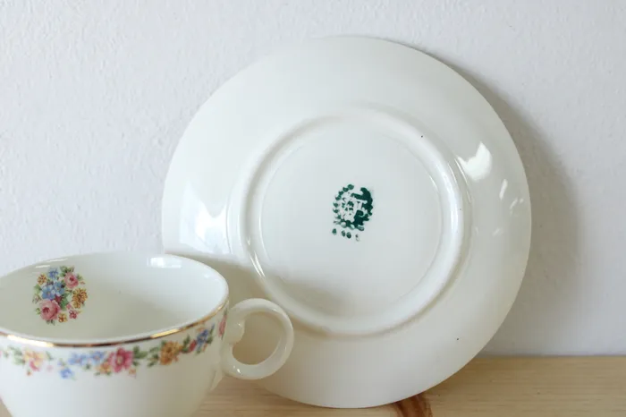 Taylor Smith USA Earrings Taylor Smith USA Flower Teacup Saucer