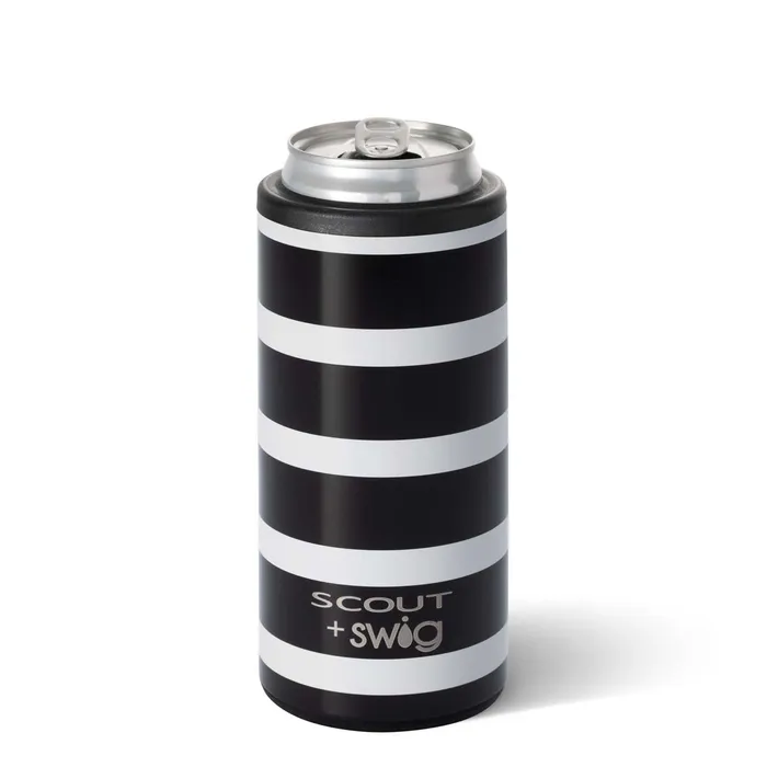 The Chandelier Rose Boutique Rings Swig Life SCOUT Swig Fleetwood Black Skinny Can Cooler 12oz