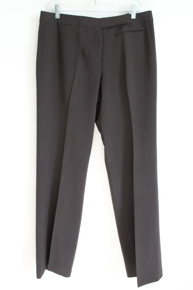 The Limited Earrings NEW The Limited Cassidy Fit Brown Trouser Pant 12