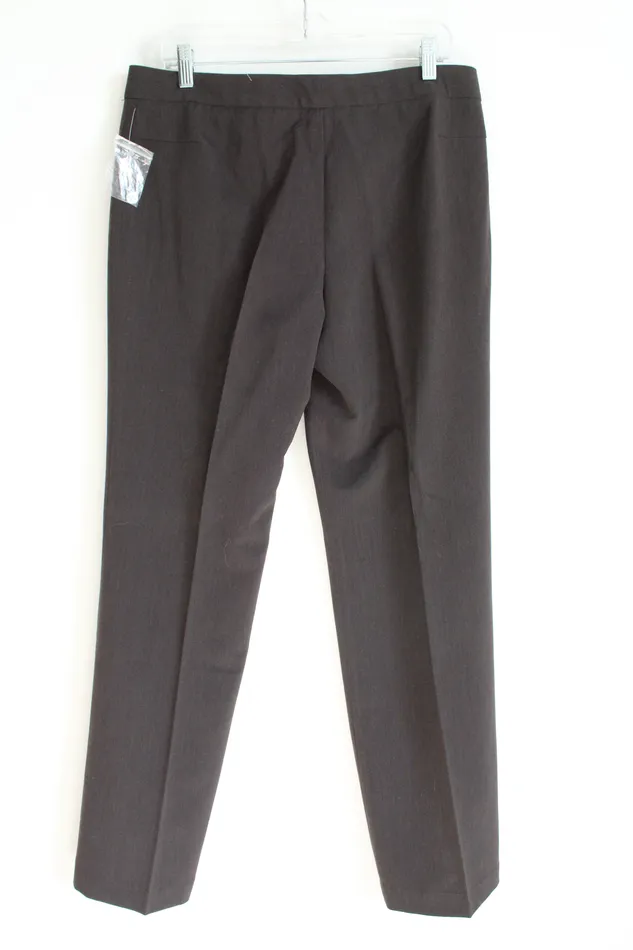 The Limited Earrings NEW The Limited Cassidy Fit Brown Trouser Pant 12