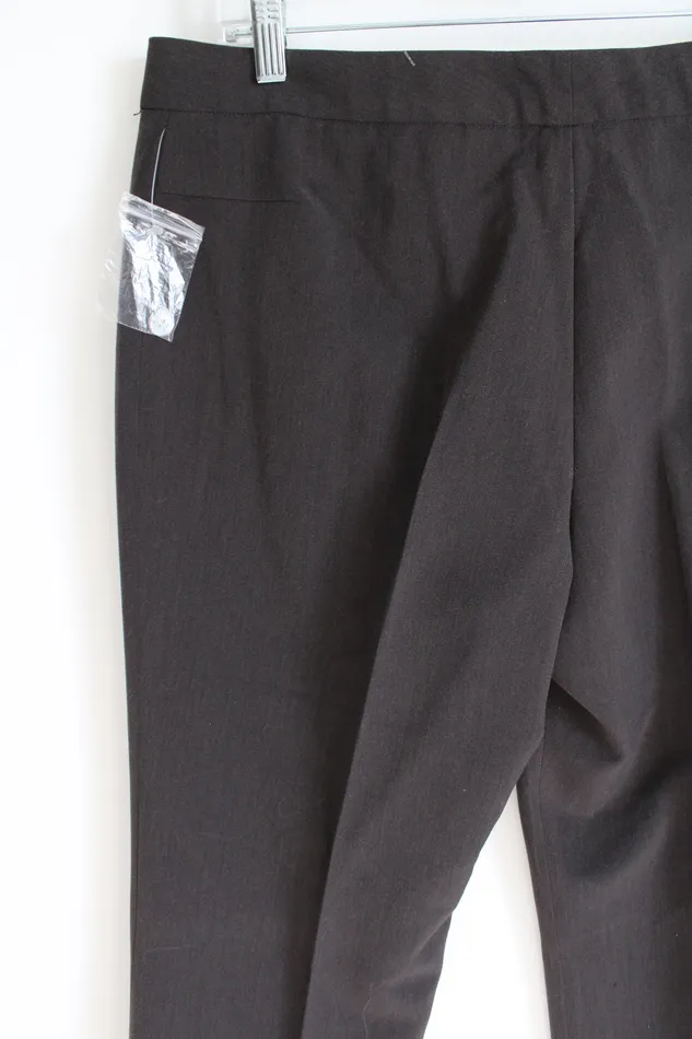 The Limited Earrings NEW The Limited Cassidy Fit Brown Trouser Pant 12