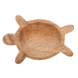 THEBEACHCOMBER Earrings Beachcombers Small Wood Turtle Platter