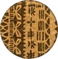 THEWALTONCO Grafixmat Masi Cloth the Magic of Fiji Coaster Necklaces