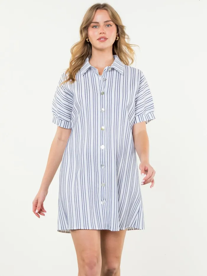 THML Earrings Emilie Babydoll Dress