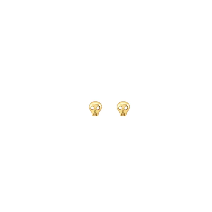 Tiniest Skull Stud Earrings Kris Nations Earrings
