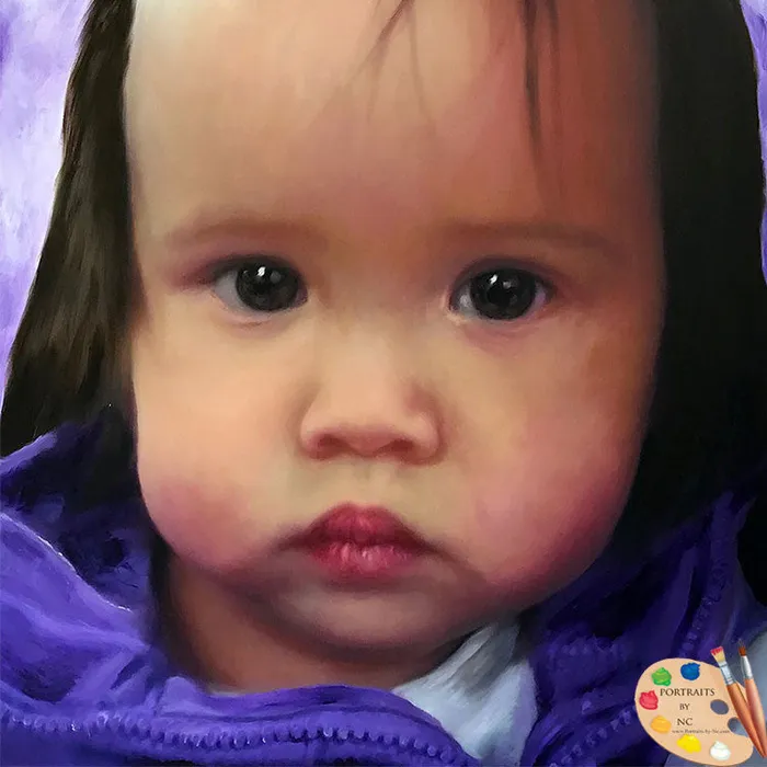 Toddler Girl Portrait Portraits by NC Earrings