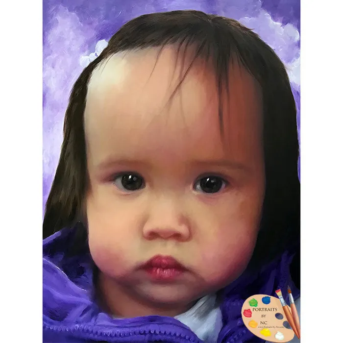Toddler Girl Portrait Portraits by NC Earrings