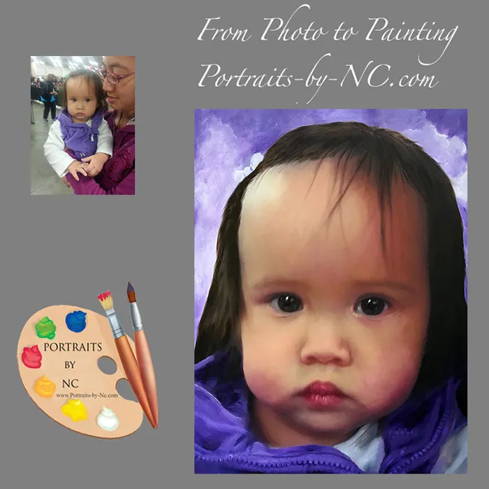 Toddler Girl Portrait Portraits by NC Earrings