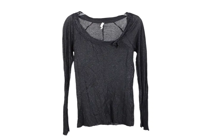 Tom K Nguyen Tom K Nguyen Black Sparkle Shirt M Rings