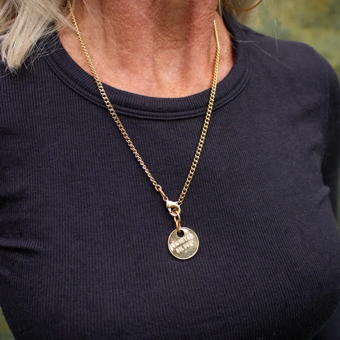 Twisted Silver FIT CHAIN LUXE Necklace Necklaces
