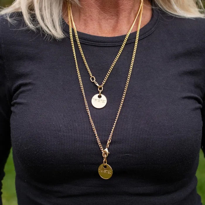 Twisted Silver FIT CHAIN LUXE Necklace Necklaces