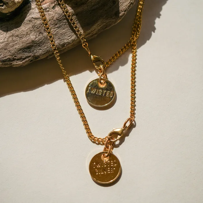 Twisted Silver FIT CHAIN LUXE Necklace Necklaces