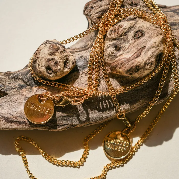 Twisted Silver FIT CHAIN LUXE Necklace Necklaces