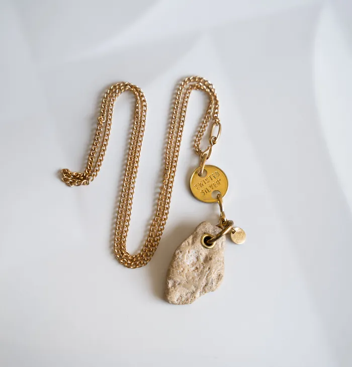 Twisted Silver Necklaces STILLSTONE Necklace
