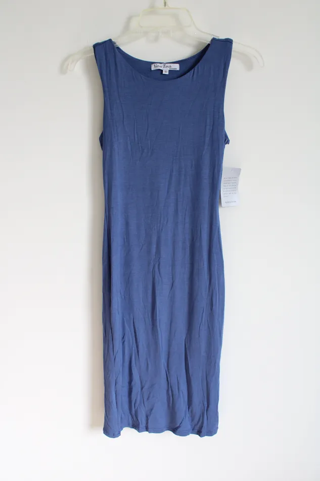 Velvet Torch Rings NEW Velvet Torch Lose Angeles Butter Soft Blue Bodycon Dress S