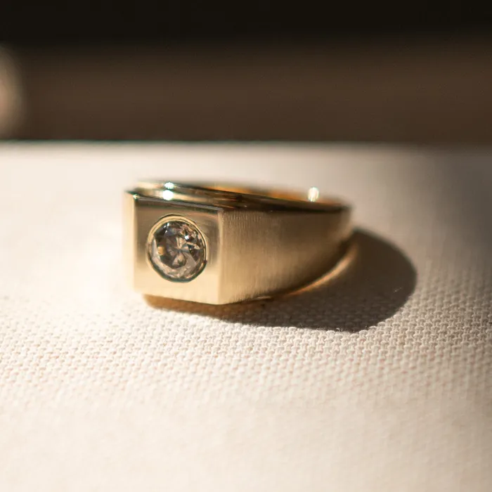 Vintage Matte Vintage Signet Ring Rings Vintage Matte Vintage Signet Ring Rings