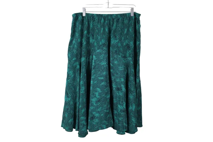Vintage Union Made Green Skirt 35 Jubilee Thrift Earrings