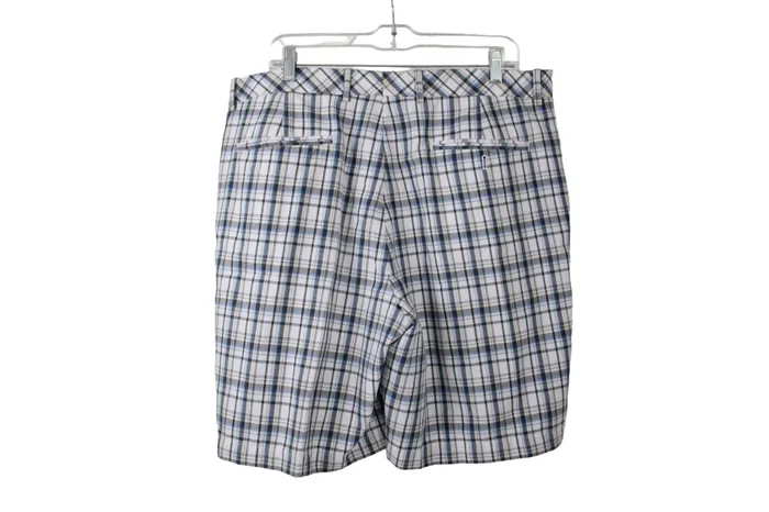 Walter Hagen Earrings Walter Hagen Gray Plaid Shorts 38