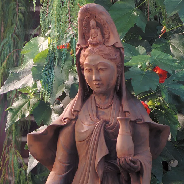 Wesco Necklaces Garden Kuan Yin with Vessel Statue