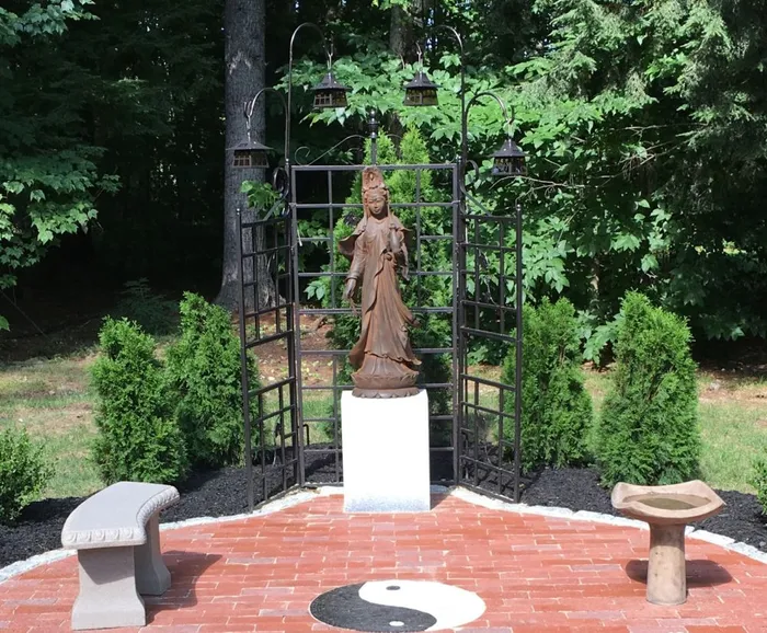 Wesco Necklaces Garden Kuan Yin with Vessel Statue
