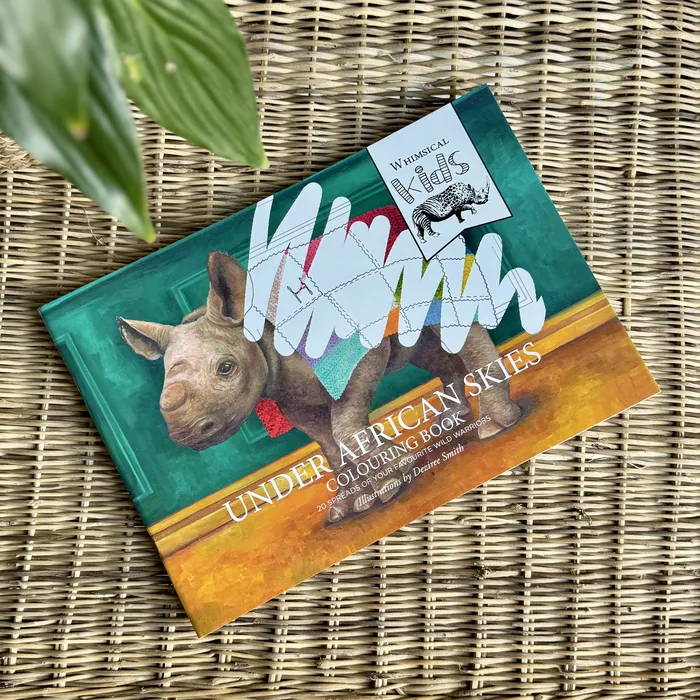Whimsical Earrings Under African Skies Colouring Story Book
