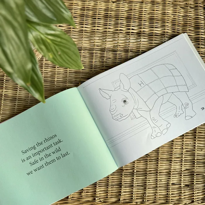 Whimsical Earrings Under African Skies Colouring Story Book