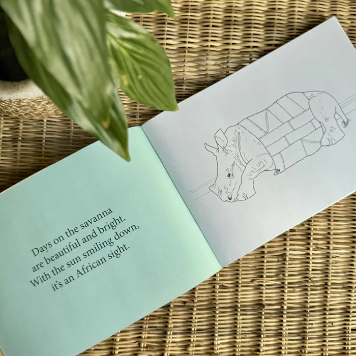 Whimsical Earrings Under African Skies Colouring Story Book