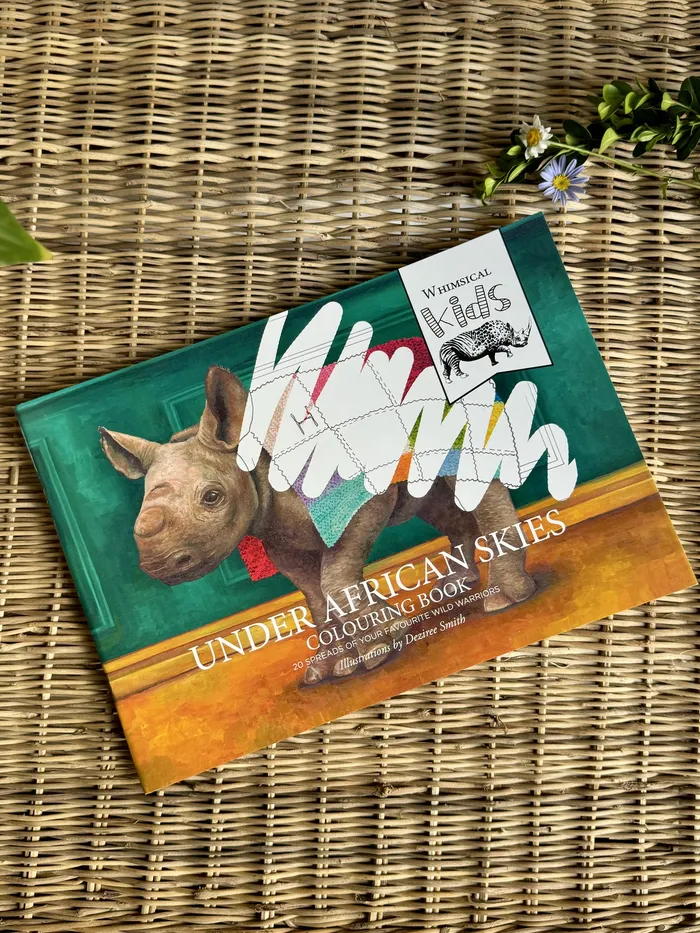Whimsical Earrings Under African Skies Colouring Story Book