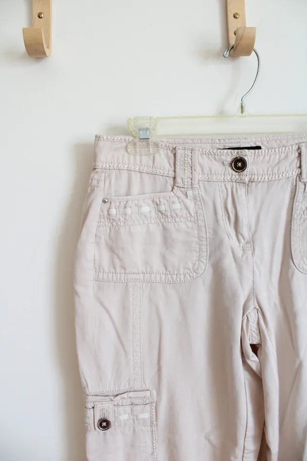 White House Black Market Tan Capri Pants 2 White House Black Market Rings