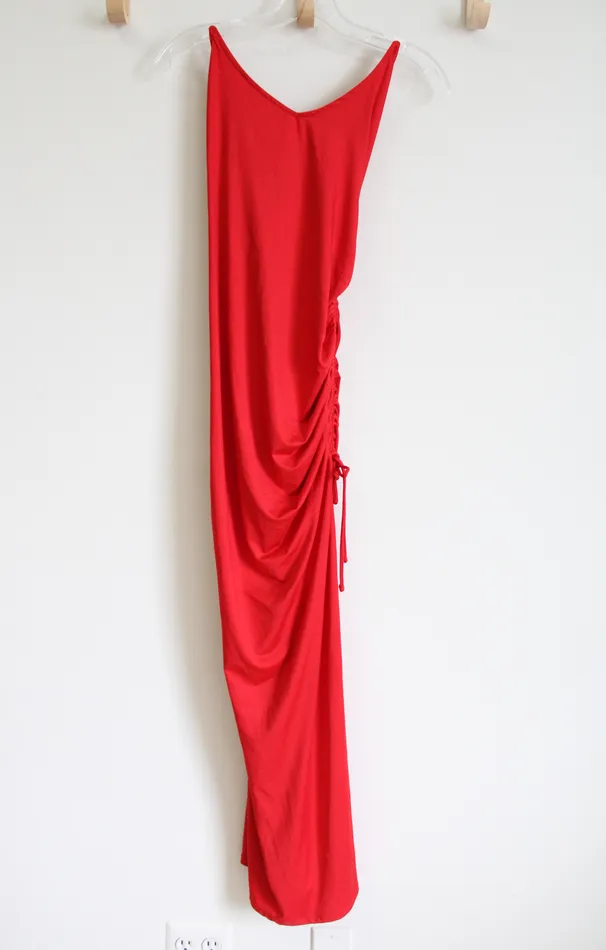 Wild Fable Earrings Wild Fable Red Maxi Fitted Dress M