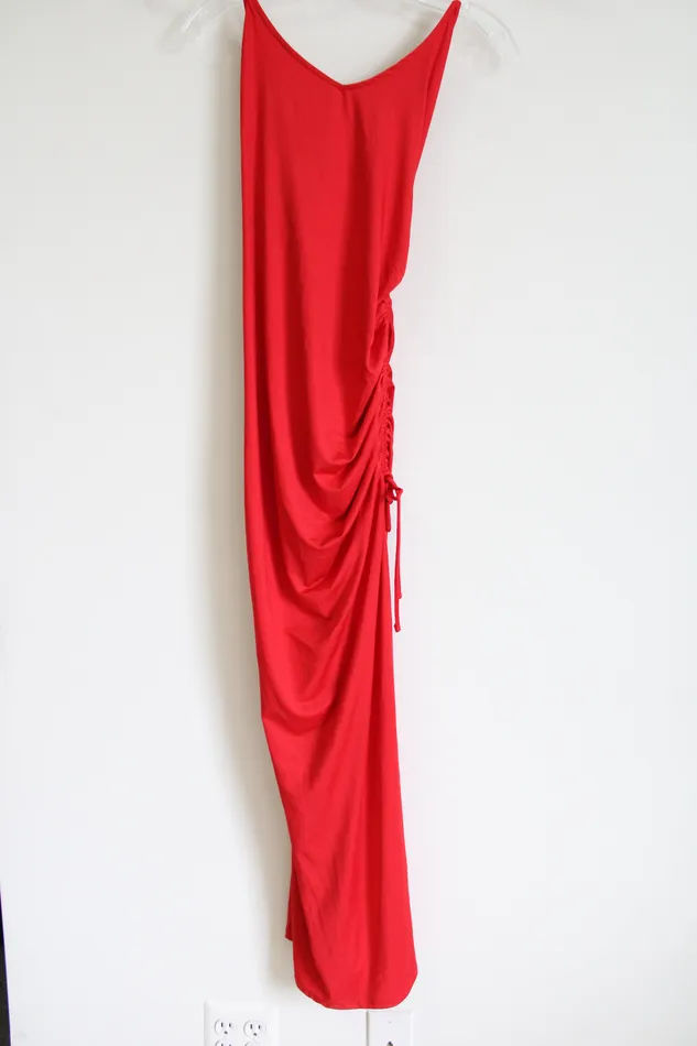 Wild Fable Earrings Wild Fable Red Maxi Fitted Dress M
