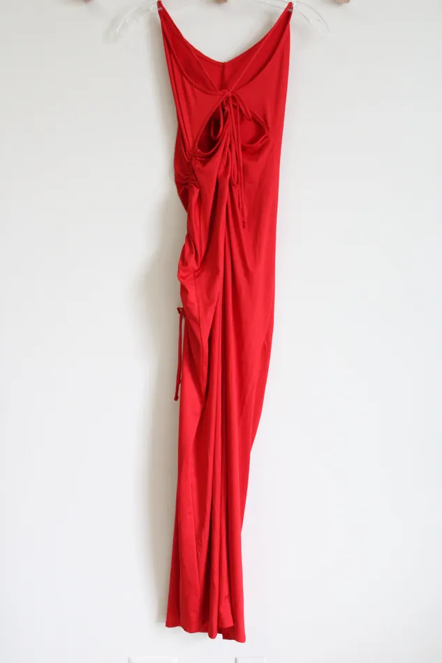 Wild Fable Earrings Wild Fable Red Maxi Fitted Dress M
