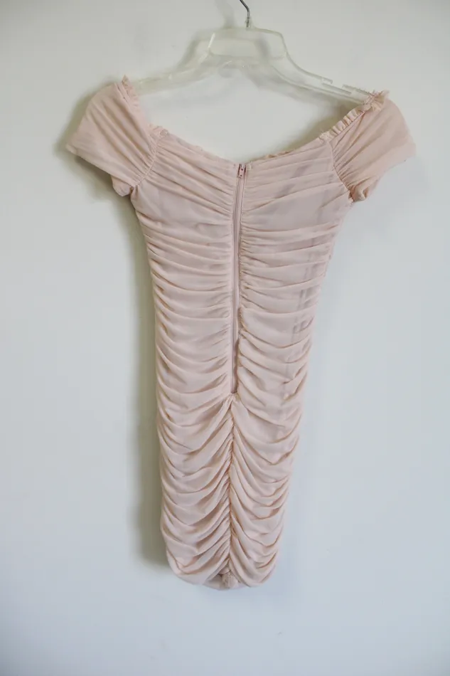 Windsor Earrings Winsdor Light Pink Fitted Mini Dress S