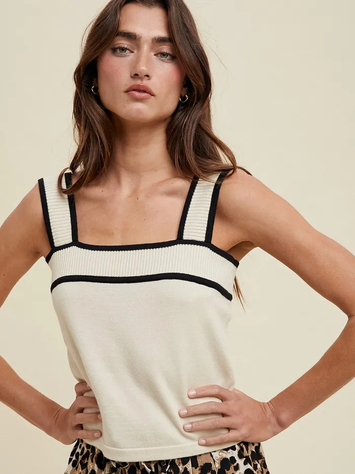 Wishlist Earrings Jessie Sweater Tank