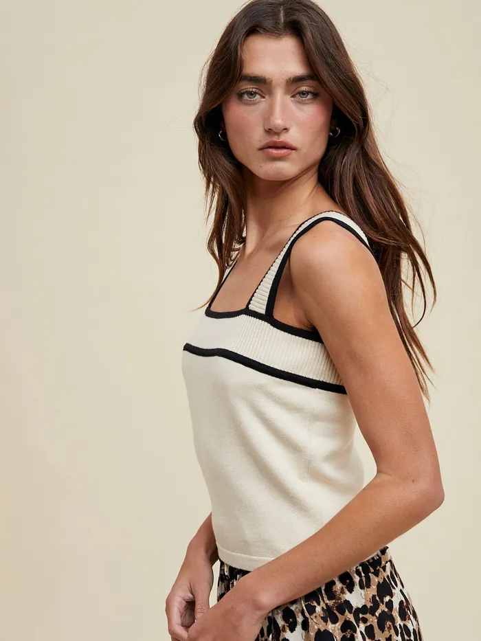 Wishlist Earrings Jessie Sweater Tank