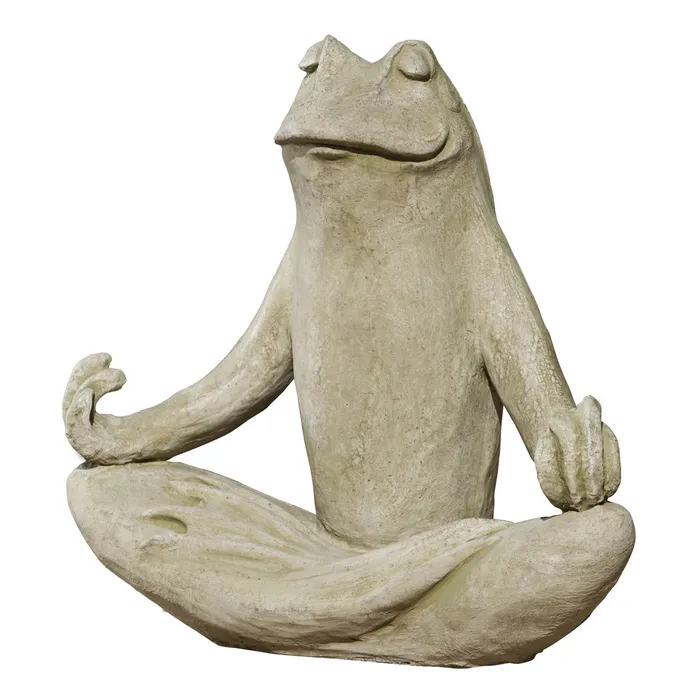 Zen Frog Garden Statue La Campania Necklaces