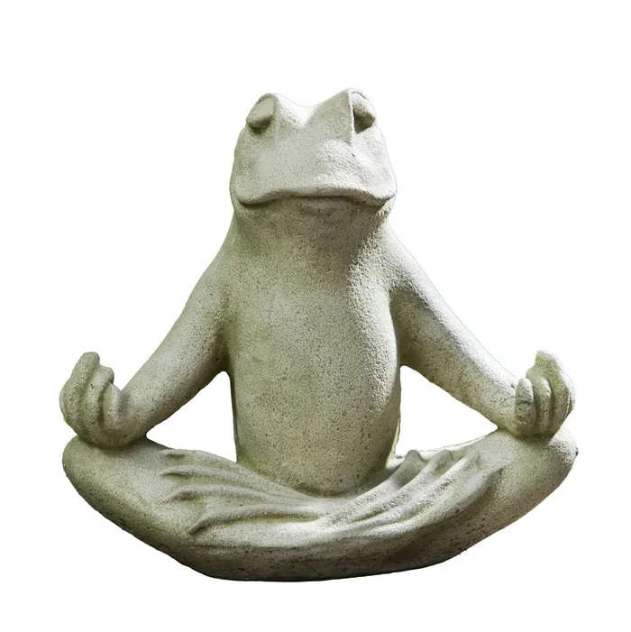 Zen Frog Garden Statue La Campania Necklaces