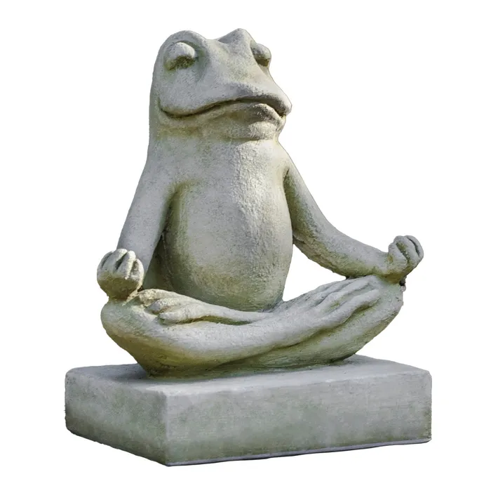 Zen Frog Garden Statue La Campania Necklaces